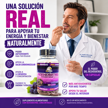 🌿 RESVERATROL — CUIDA TU BIENESTAR DESDE ADENTRO