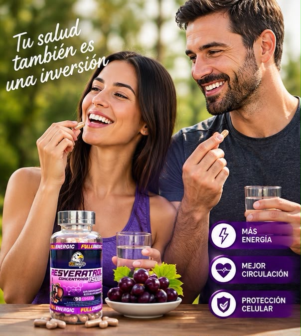 🌿 RESVERATROL — CUIDA TU BIENESTAR DESDE ADENTRO